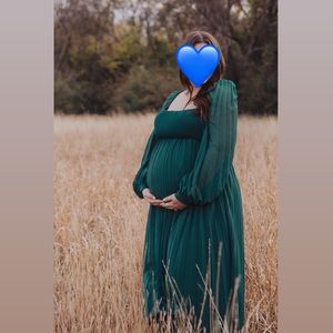 Green ASOS Maternity Dress